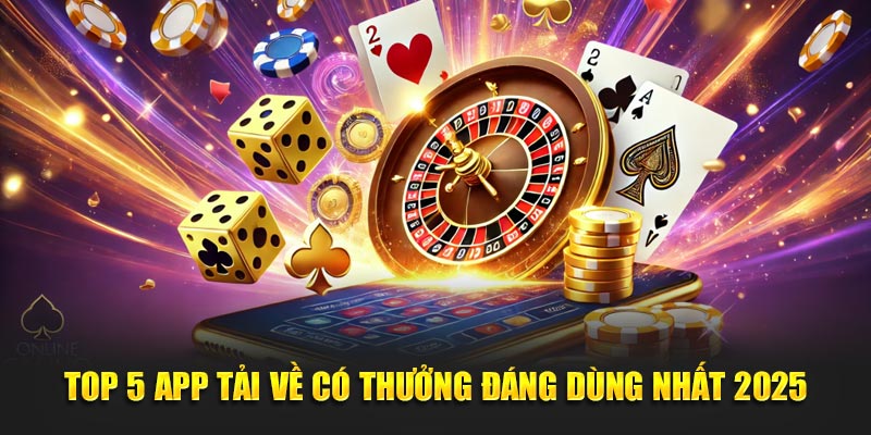 Top 5 app tải về có thưởng đáng dùng nhất 2025